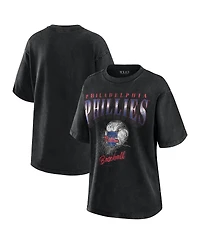 Wear by Erin Andrews Women's Charcoal Philadelphia Phillies Boyfriend T-Shirt