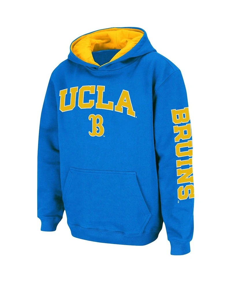 Colosseum Big Boys and Girls Blue Ucla Bruins 2-Hit Team Pullover Hoodie