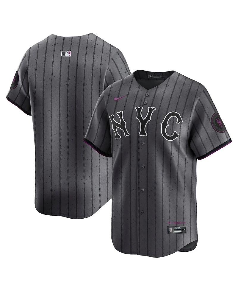 Nike Men's Gray New York Mets City Connect Limited Jersey