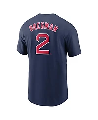 Nike Men's Alex Bregman Navy Boston Red Sox Fuse Name Number T-Shirt