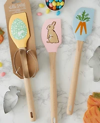 Design Imports Hop Into Spring Spatula 3-Piece Cookie Cutter Gift Set