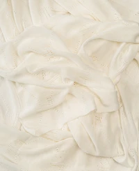 Lauren Ralph Pointelle Logo Wrap