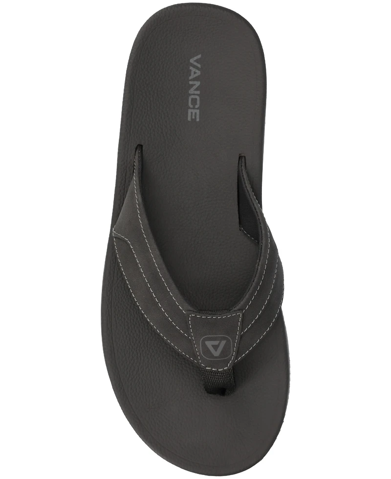 Vance Co. Men's Boyd Comfort Flexible Flip-flop Sandals