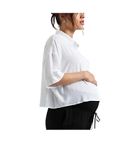 Ripe Maternity Maternity Ripe Farrah Crop Shirt