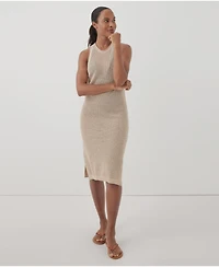 Pact Women's Beachside Linen Crochet Cover-Up