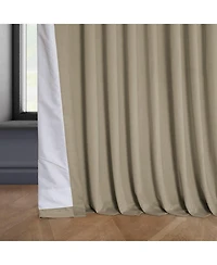 Half Price Drapes Extra Wide Heritage Plush Velvet Room Darkening Curtain