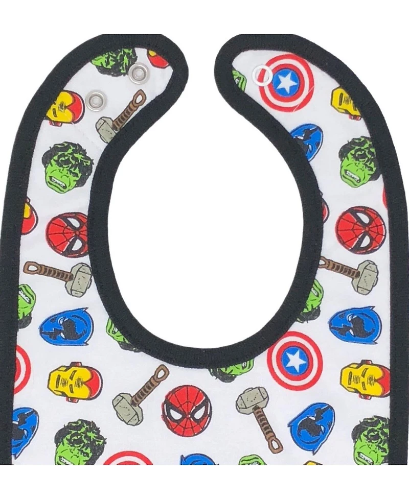Spider-Man Marvel Avengers 6 Pack Bibs
