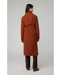 Soia & Kyo Women's Dimitra Relaxed-Fit Belted Trench With Shirt Collar