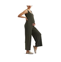 Ripe Maternity Bobby Ribbed Khaki Jumpsuit Comfortable and Stylish One-Piece Outfit