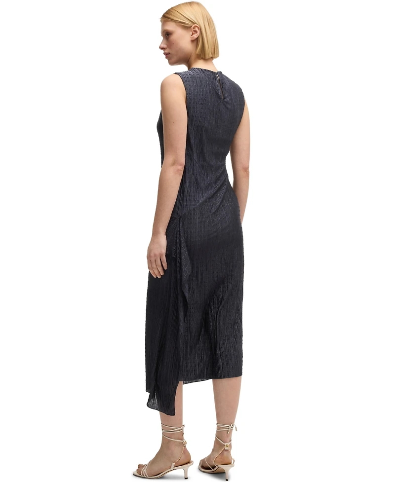 Boss by Hugo Women's Layered Effect Plisse Dress