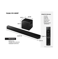 5.1.2 Channel Q-Series Dolby Atmos Soundbar with Subwoofer