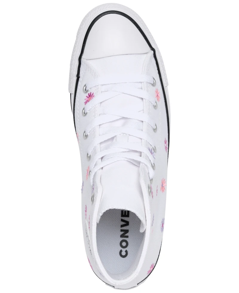 Converse Big Girls Chuck Taylor All Star Florals High Top Casual Sneakers from Finish Line