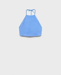 Mango Women's Terry Cotton Top