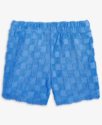 First Impressions Baby Boys Checkered Terry T-Shirt & Shorts, Exclusively at Macy's
