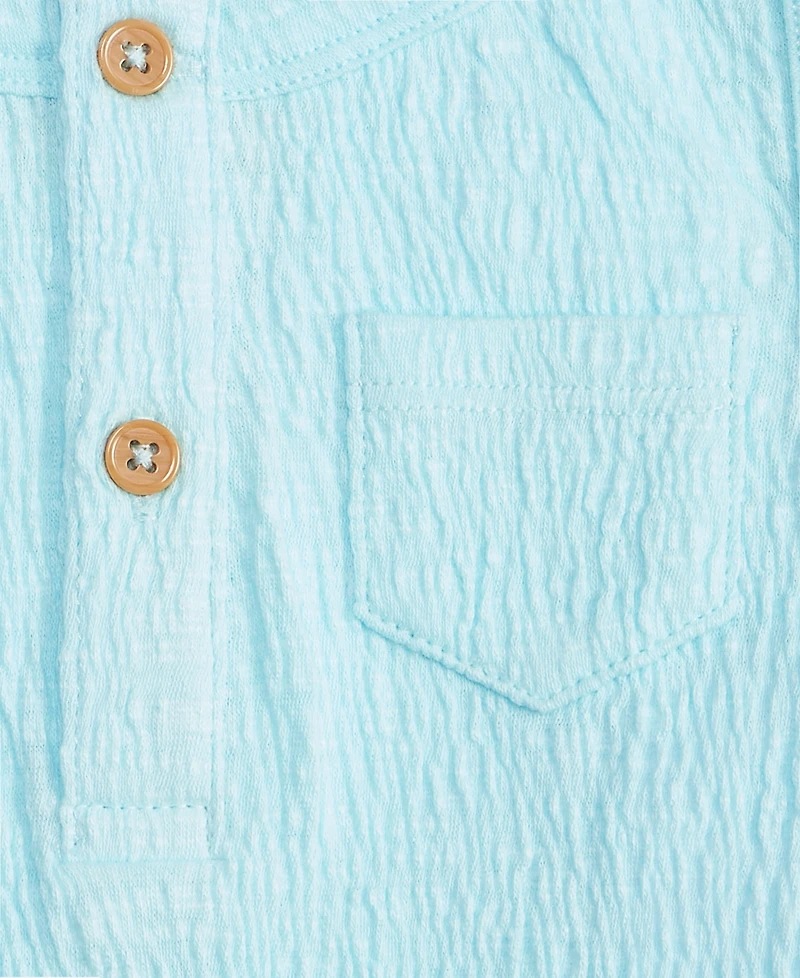 First Impressions Baby Boys Knit Gauze Sunsuit, Exclusively at Macy's