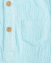 First Impressions Baby Boys Knit Gauze Sunsuit, Exclusively at Macy's