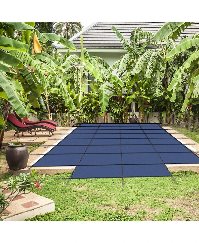 Pool Safety Cover for Rectangular Inground Pools (18x36ft