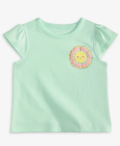 First Impressions Baby Girls Sun Smile Graphic T-Shirt, Exclusively at Macy's