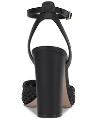 Jessica Simpson Women's Nariro Block-Heel Woven Pumps