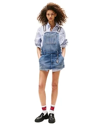Tommy Girl Women's Denim Dungaree Dress
