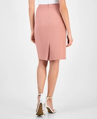 Kasper Women's Stretch-Crepe Slim Pencil Skirt