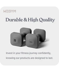 WeGym SafeGrip Dumbbells Lower Set - 2, 3, 5, 8 lbs