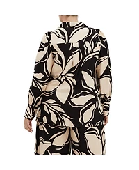 City Chic Plus Size Rosabella Print Shirt