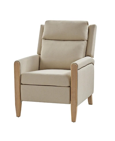 Dora 28.74" Wide Upholstered Push Back Recliner