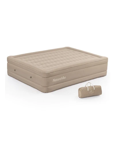 Naturehike Durable Queen Air Mattress, Raised Comfort Blow Up Mattress for Kids & Adults, Inflatable Bed with Storage Bag for Home, Travel & Camping (