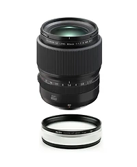 Fujifilm Gf 80mm f/1.7 R Wr Lens with NiSi Close Up Lens Kit