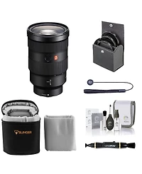 Sony Fe 24-70mm f/2.8 Gm Lens for Sony E, Bundle with 82mm Filter Kit, Lens Case, Lens Cleaner, Cleaning Kit, Lens Cap Tether