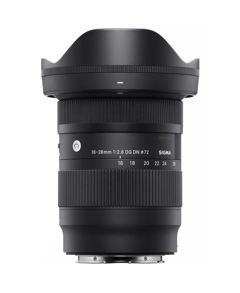 Sigma 16-28mm f/2.8 Dg Dn Contemporary Lens Compatible with Sony E, Bundle with Hoya Nxt Plus 72mm Uv+Cpl Filter Kit and Cleaning Kit