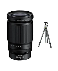 Nikon Nikkor Z 28-400mm f/4-8 Vr Lens, Bundle with Vanguard Alta Pro 2+ 263AB100 3-Section Aluminum Tripod