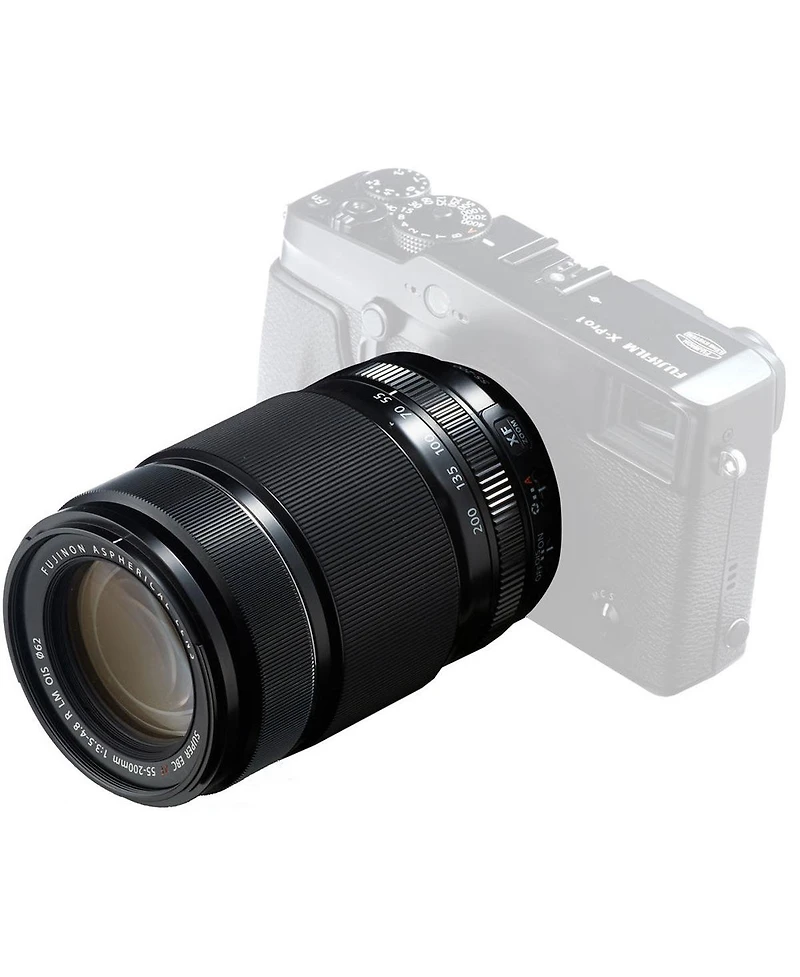 Fujifilm Xf 55-200mm f/3.5-4.8 R Lm Ois Lens, Bundle with Vanguard Alta Pro 2+ 263AB100 3-Section Aluminum Tripod