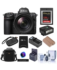 Nikon Z8 Mirrorless Camera with Nikkor Z 24-120mm f/4 S Lens, Bundle with Filter Kit, 128GB Memory Card, En-EL15c Battery, Charger Kit, Memory Card Wa