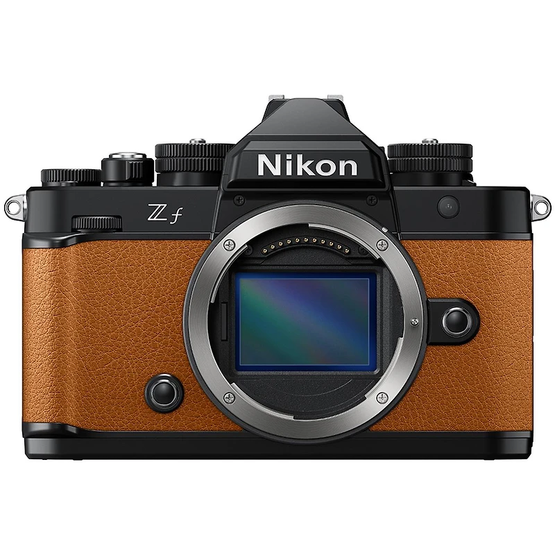 Nikon Z f Mirrorless Camera, Orange, Bundle with 2x 128GB Memory Card, Backpack, En-EL15c Battery, Smart Charger Plate, Dual Smart Charger, Microphone