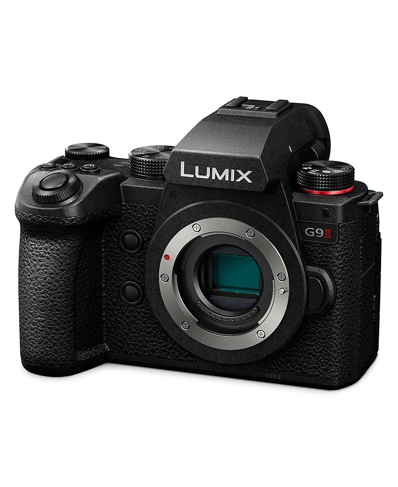 Panasonic Lumix G9II Mirrorless Camera with Lumix G 25mm f/1.7 Aspherical Lens, Bundle with 64GB Sdxc Memory Card, Shoulder Bag, Dmw-BLK22 Battery and
