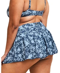 Adore Me Plus Size Tricia Swimwear Swim Skort Bottom