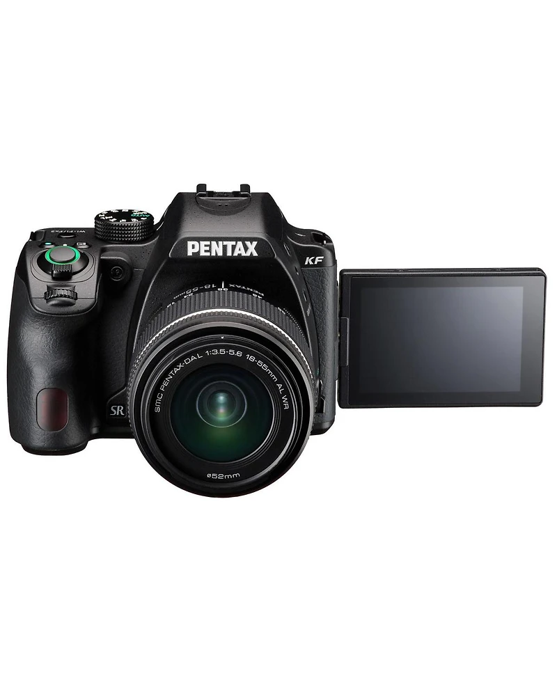 Pentax Kf Dslr Camera with Da L 18-55mm f/3.5-5.6 Al Wr Lens, Black