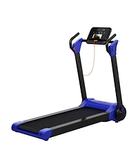 2.25 Hp Electric Motorized Folding Running Treadmill Machine with Led Display-Navy