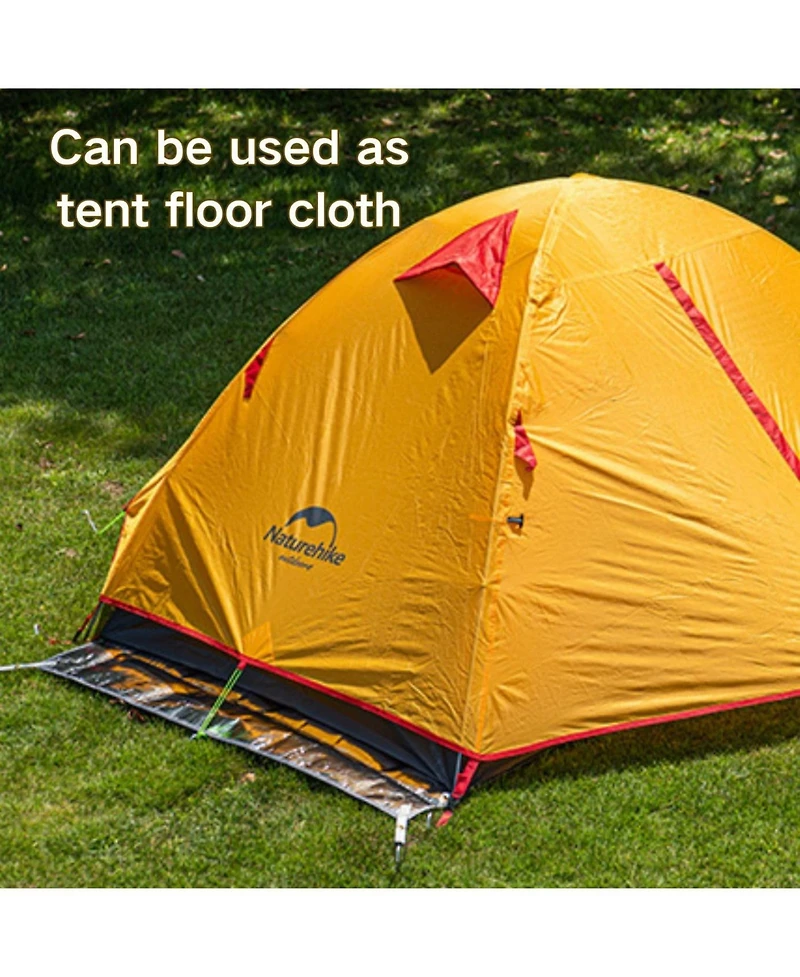 Naturehike Aluminum Foil Foldable Picnic Blanket, Ultralight Ground Sheet Mat, Waterproof Camping Tarp