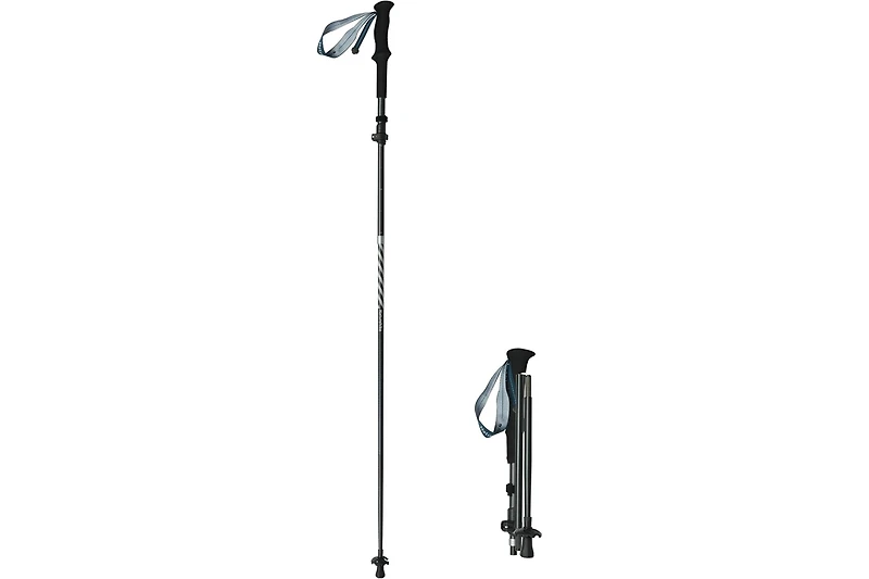Naturehike 1pc Aluminum Trekking Pole, Lightweight Folding Hiking Pole, Adjustable 115-135cm, Compact 36cm, Walking Sticks for Hiking & Camping