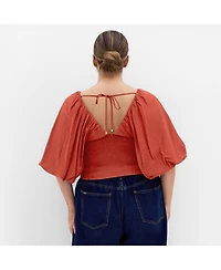 City Chic Plus Peta Top
