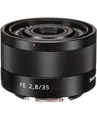 Sony Sonnar T Fe 35mm f/2.8 Za Lens for Sony E, Bundle with 49mm Filter Kit, Cleaning Kit