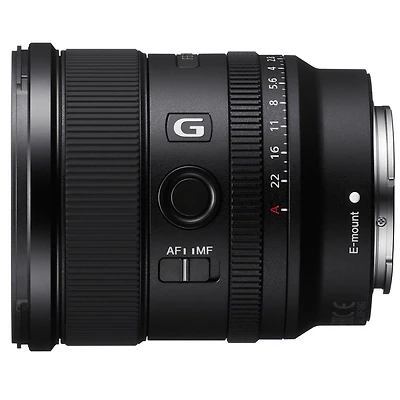 Sony Fe 20mm f/1.8 G Lens, Bundle with 67mm Digital Essentials Filter Kit and 15x15" Lens Wrap