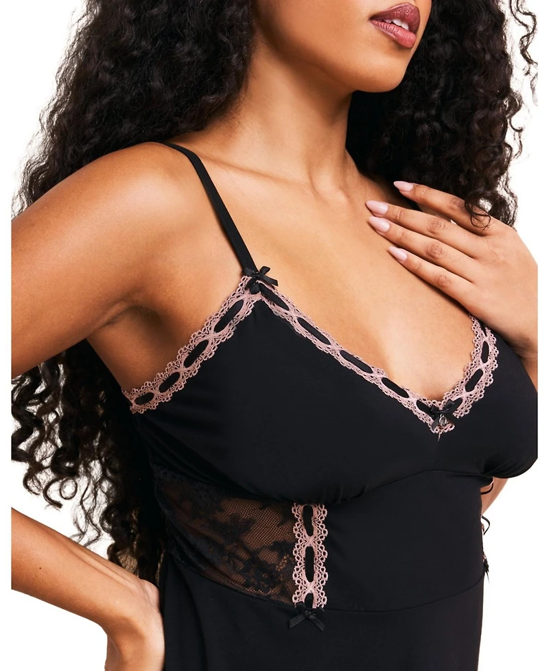 Adore Me Plus Hilda Babydoll & Hipster Set