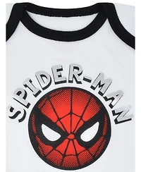 Avengers Baby Boys Spider-Man 5 Pack Bodysuits