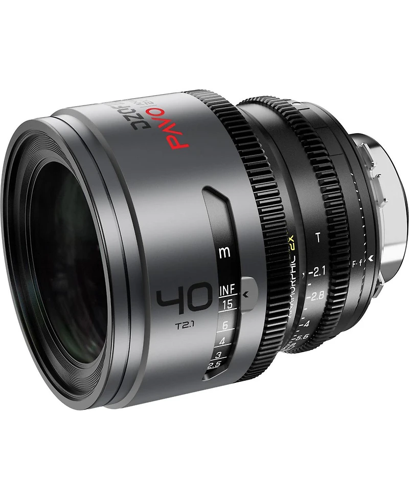Dzofilm DZOFilm Pavo 40mm T2.1 2x Anamorphic Prime Lens for Pl/Ef Mount, Neutral Coating (Feet)
