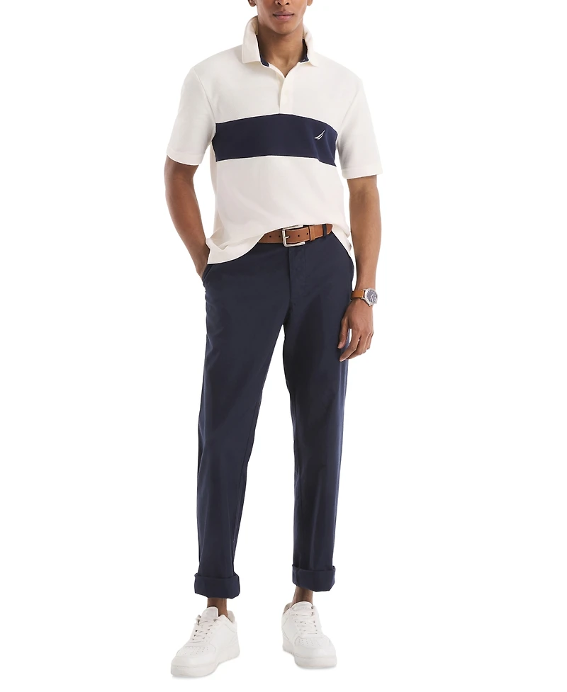 Nautica Men's Classic-Fit Herringbone Polo Shirt