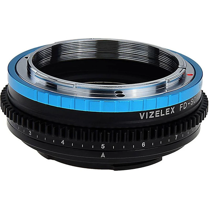 Fotodiox Vizelex Polar Throttle Lens Mount Adapter for Canon Fd & Fl 35mm Slr Lens to Sony Alpha E-Mount Mirrorless Camera Body with Built-In Circular